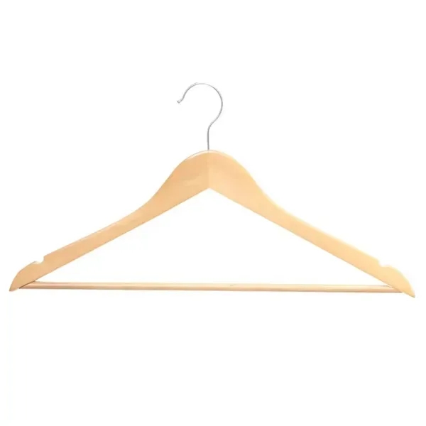 Wooden Clothes Hanger - Natural Finish 7