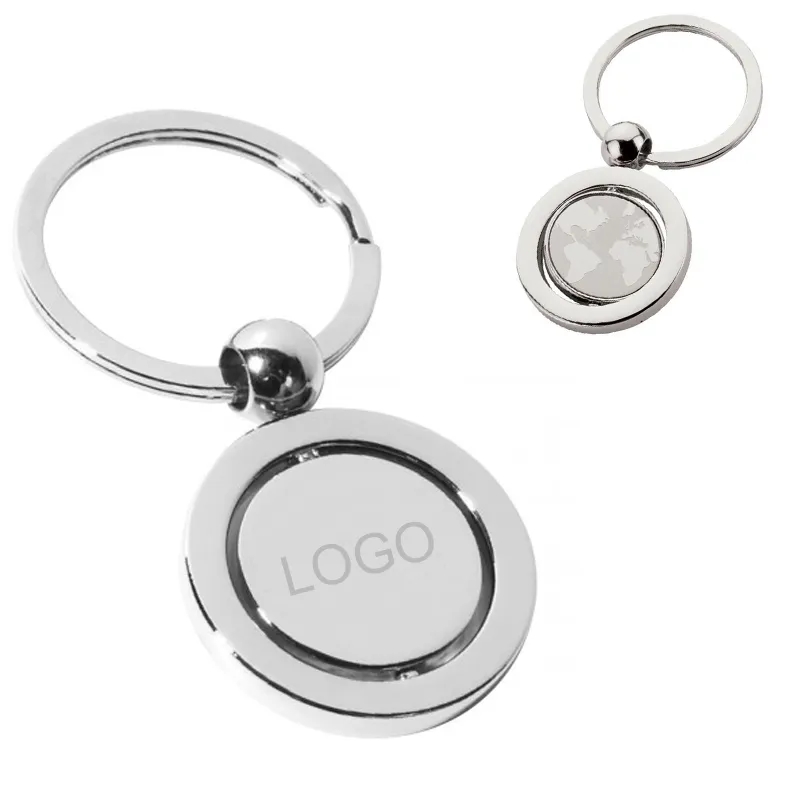 Custom Rotating Globe Keychains 2