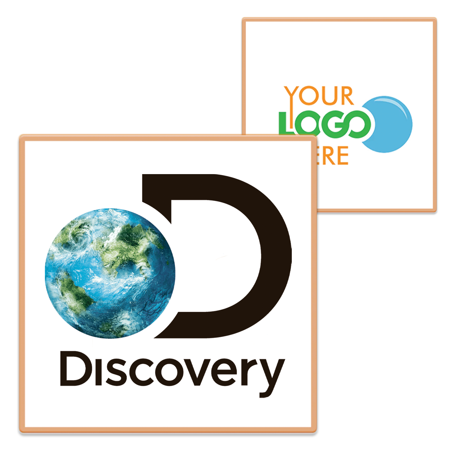 3" Square Logo Sugar Cookie 1