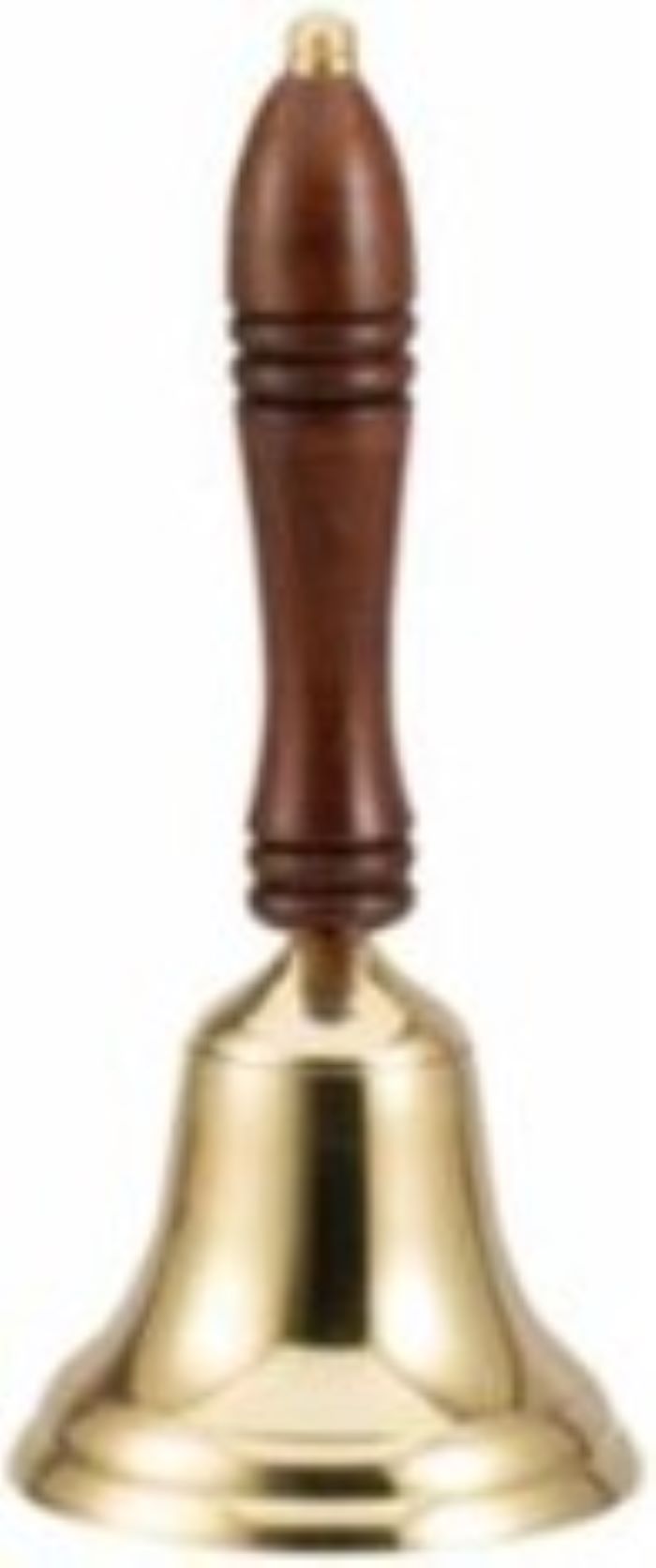 10" Brass School Bell with Wood Handle-II 1