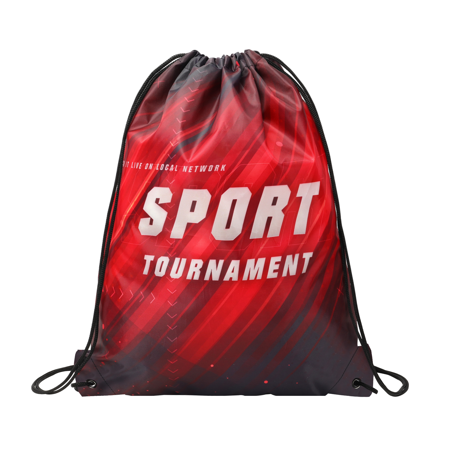 14" x 17" Dye-Sublimated Drawstring Backpack 16