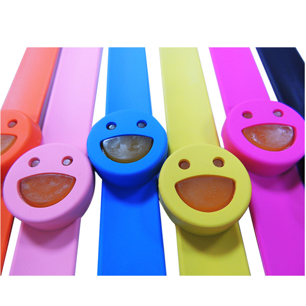 Children silicone mosquito repellent bracelet clap ring 2