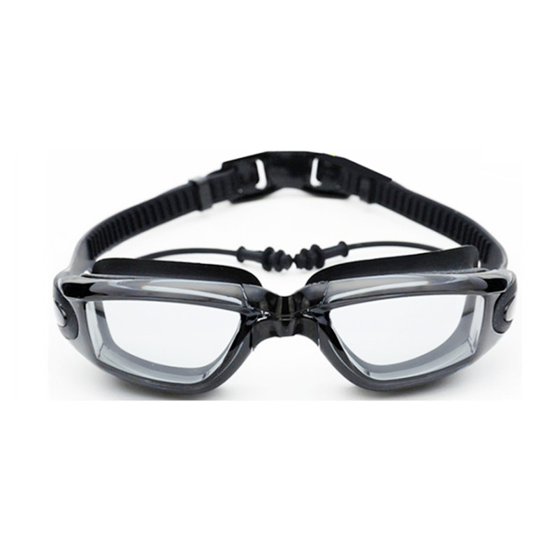 Adult HD Swimming Goggles with Nose Clip Earplugs 1