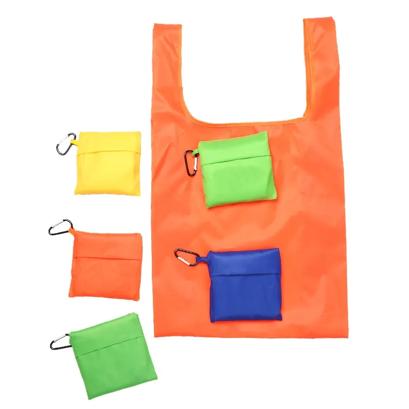 Folding Tote in a Carabiner Pouch 4