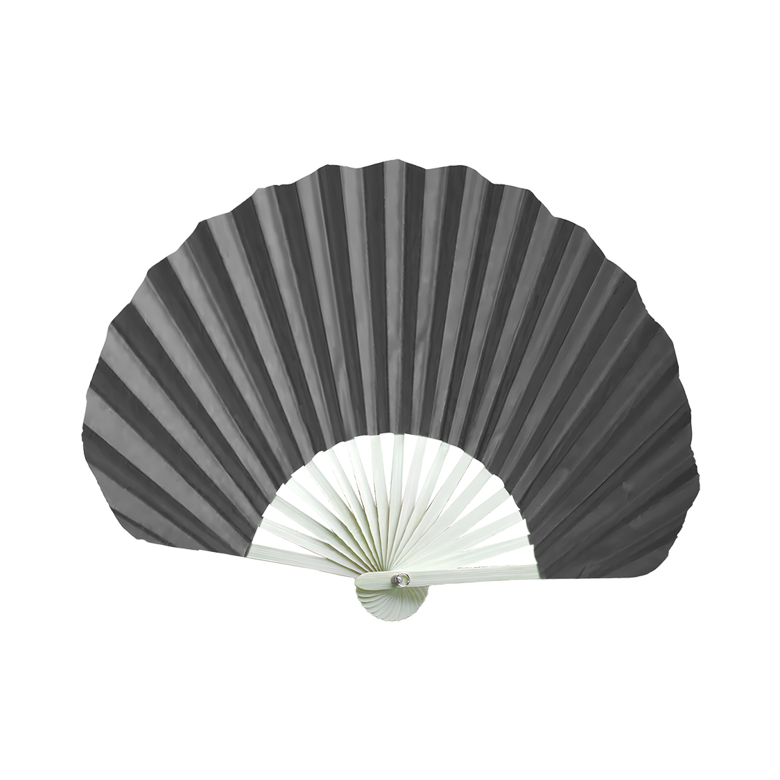 Bamboo Summer Folding Hand Fan - Satin Cloth 8
