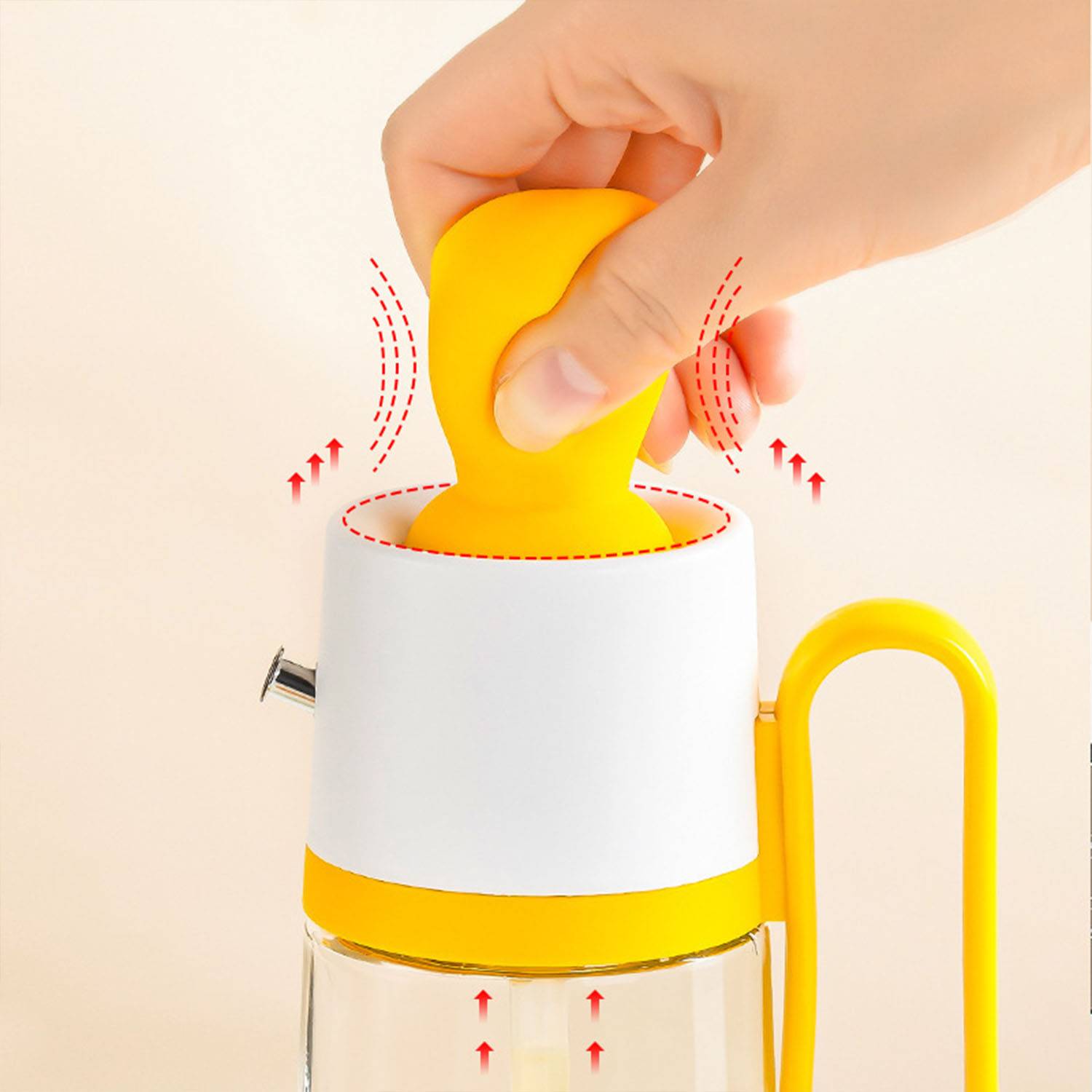 2 In 1 Glass Oil Bottle w/ Silicone Brush 4