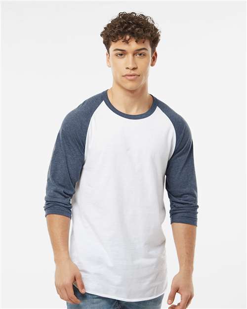 Unisex Fine Jersey Raglan T-Shirt - 245 176