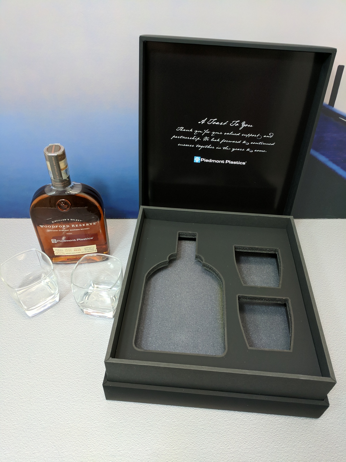 Custom Printed Full Color Hinged Soft Touch Luxury Gift Box - 7x7x2 4