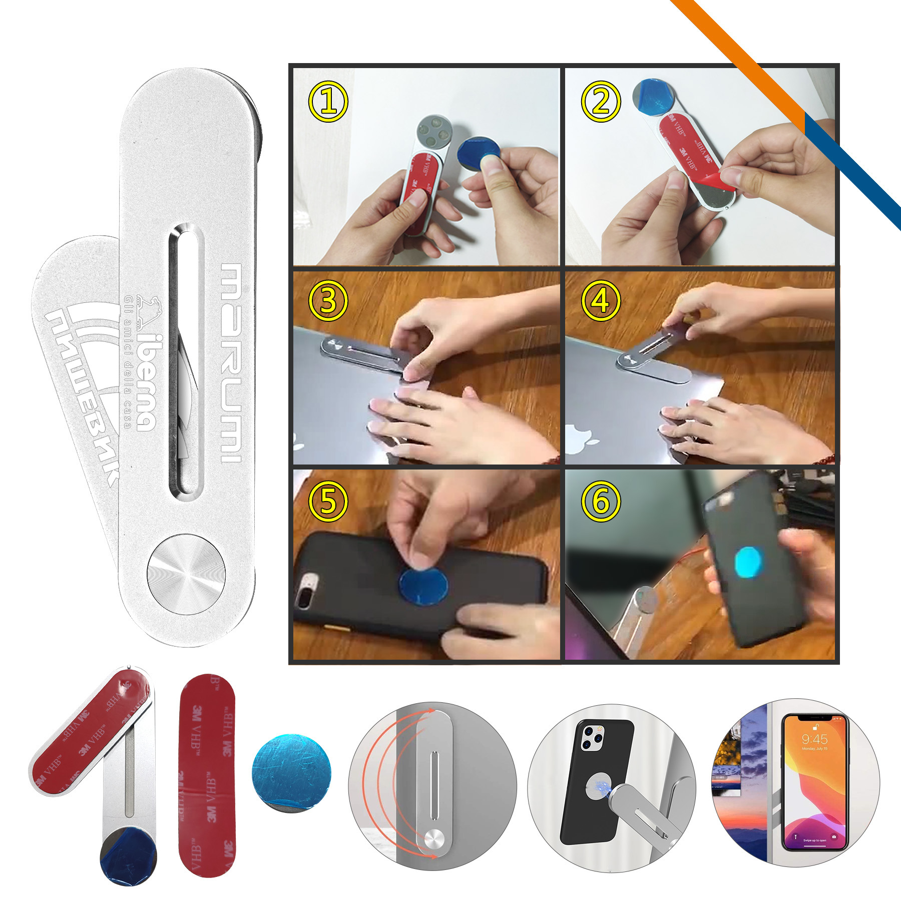 Zee Magnetic Universal Phone Holder 4