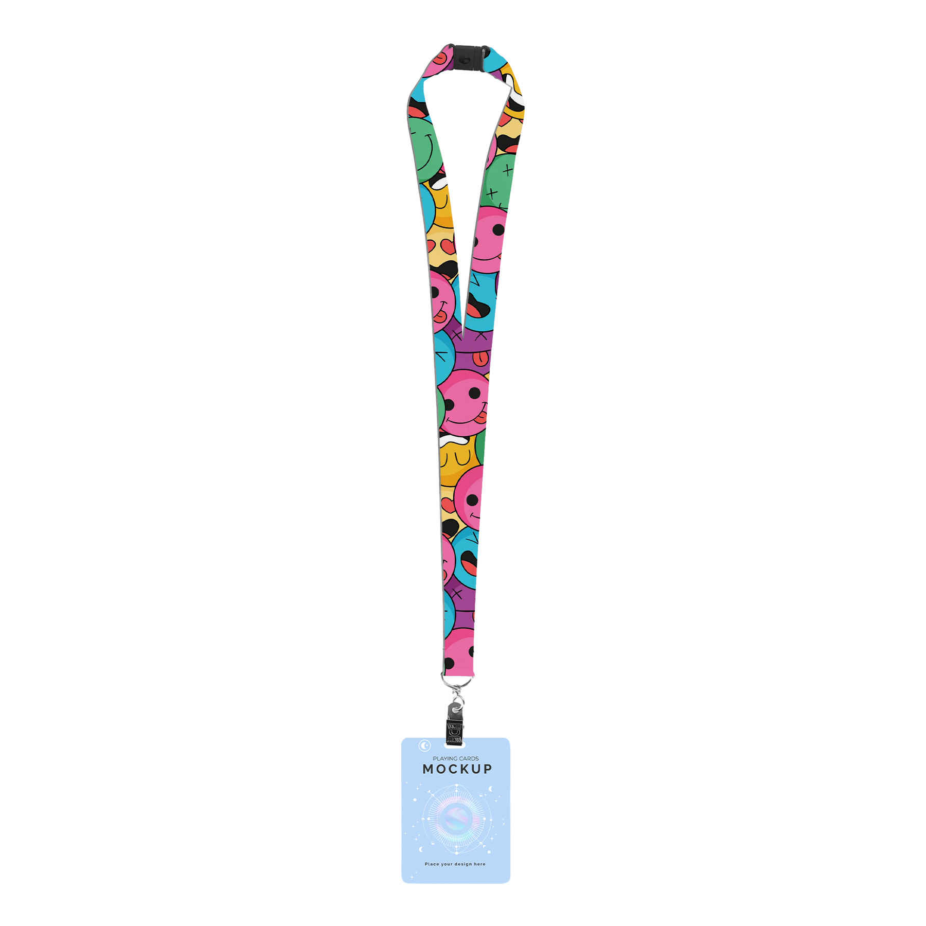 3/4" Full Color Sublimated Lanyard With PVC ID Card 2