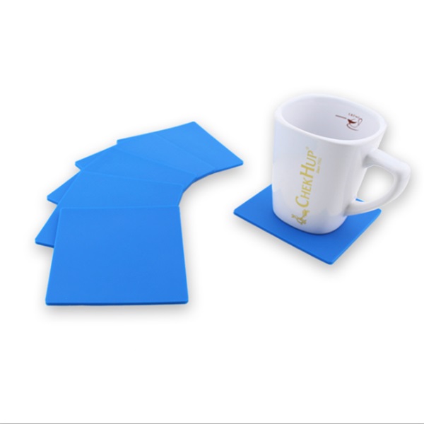 Square Heat Insulation Silicone Coasters 6