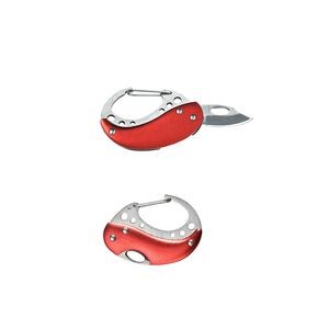 Pocket Knife Bottle Opener With Carabiner 2