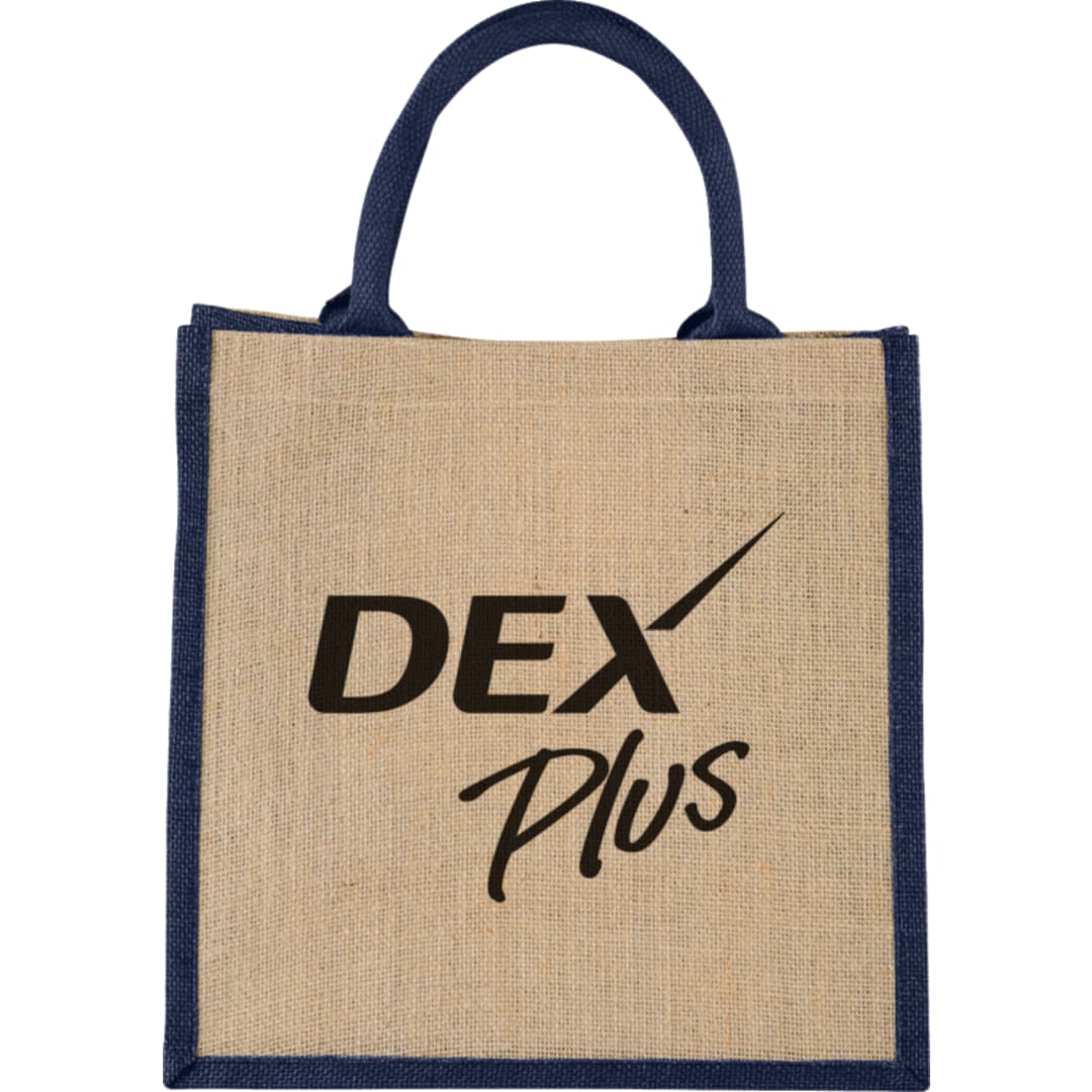 Medium Jute Gift Tote, custom tote bag with logo imprint 7
