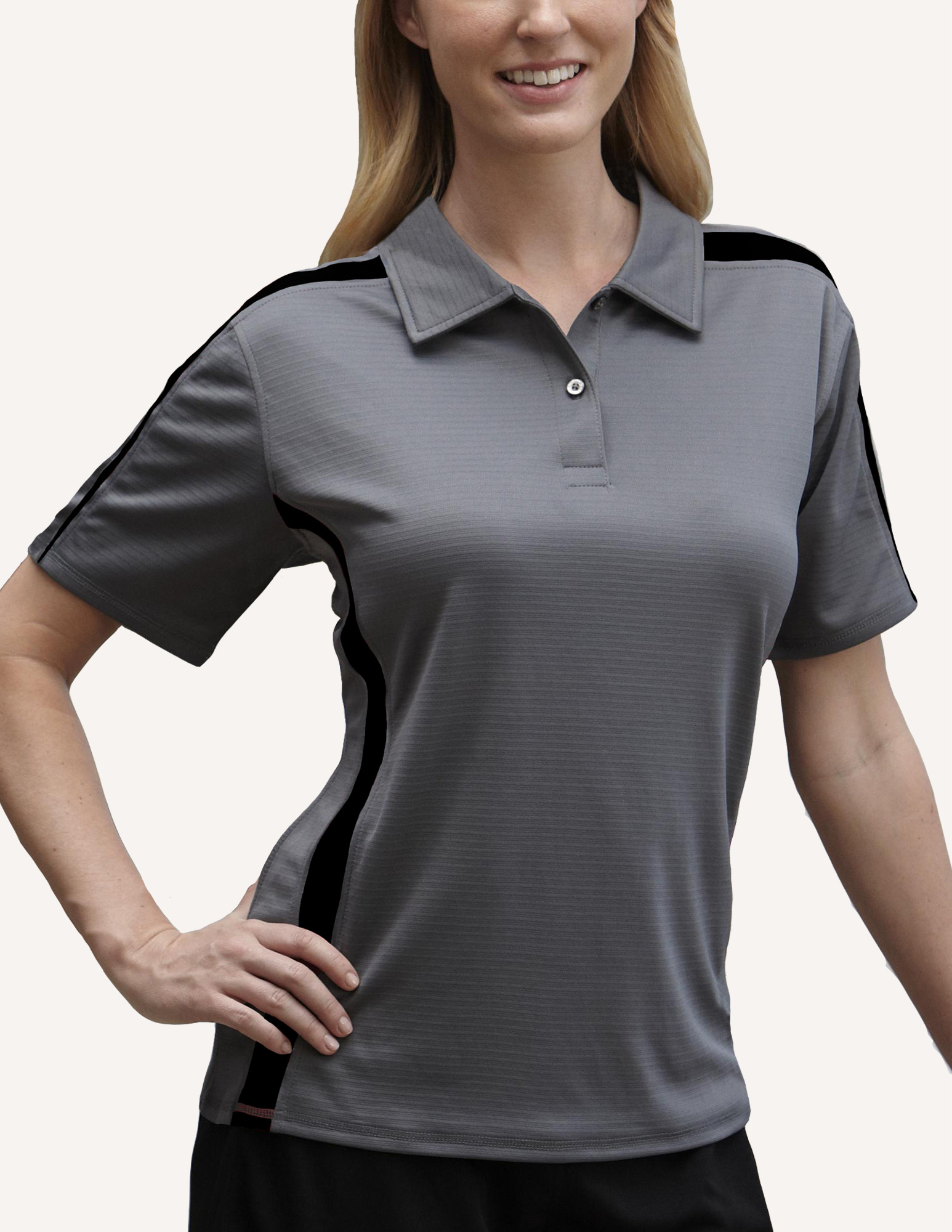 Ladies' Titan Ottoman - Color Block Polo Shirt 11