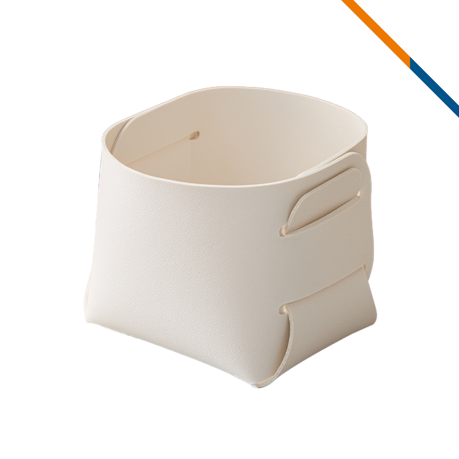 TidyLea PU Leather Foldable Desktop Storage Box 3
