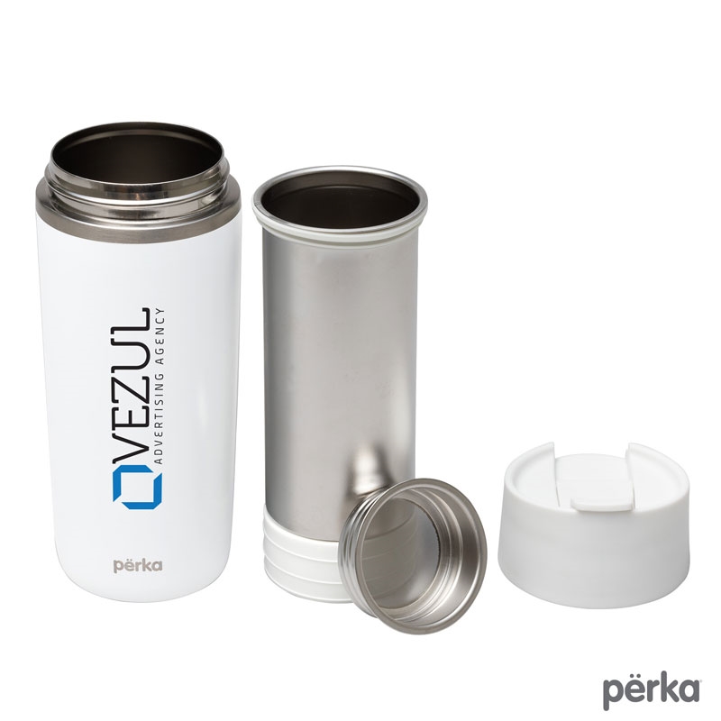 Perka® Macchiato 12 oz. Double Wall Coffee/Tea Press Tumbler 43