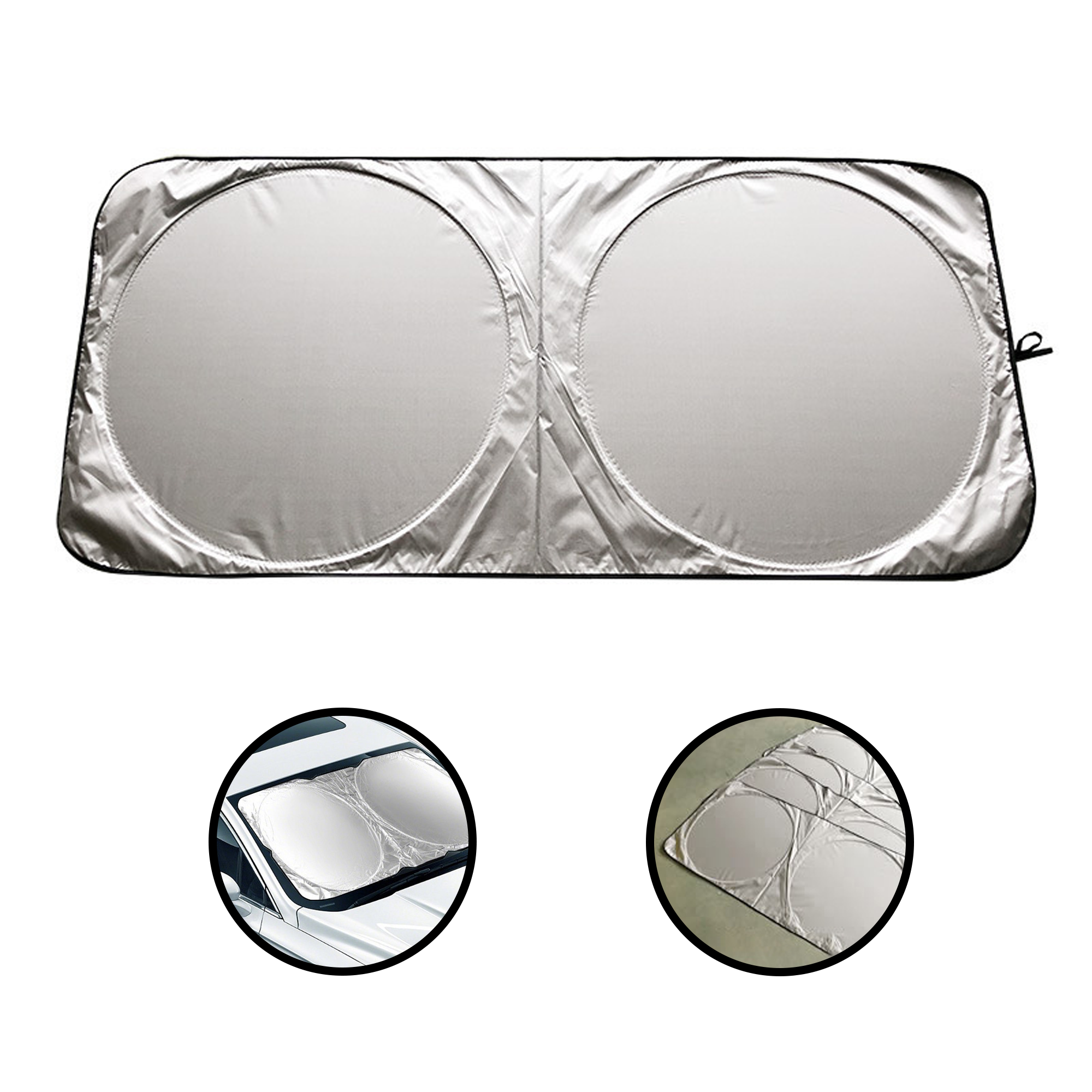 Foldable Car Sun Visor Custom Logo 2