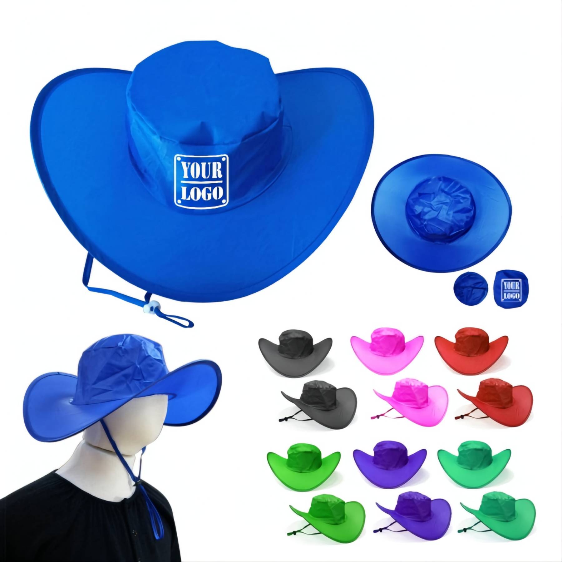 Foldable Cowboy Hat 1
