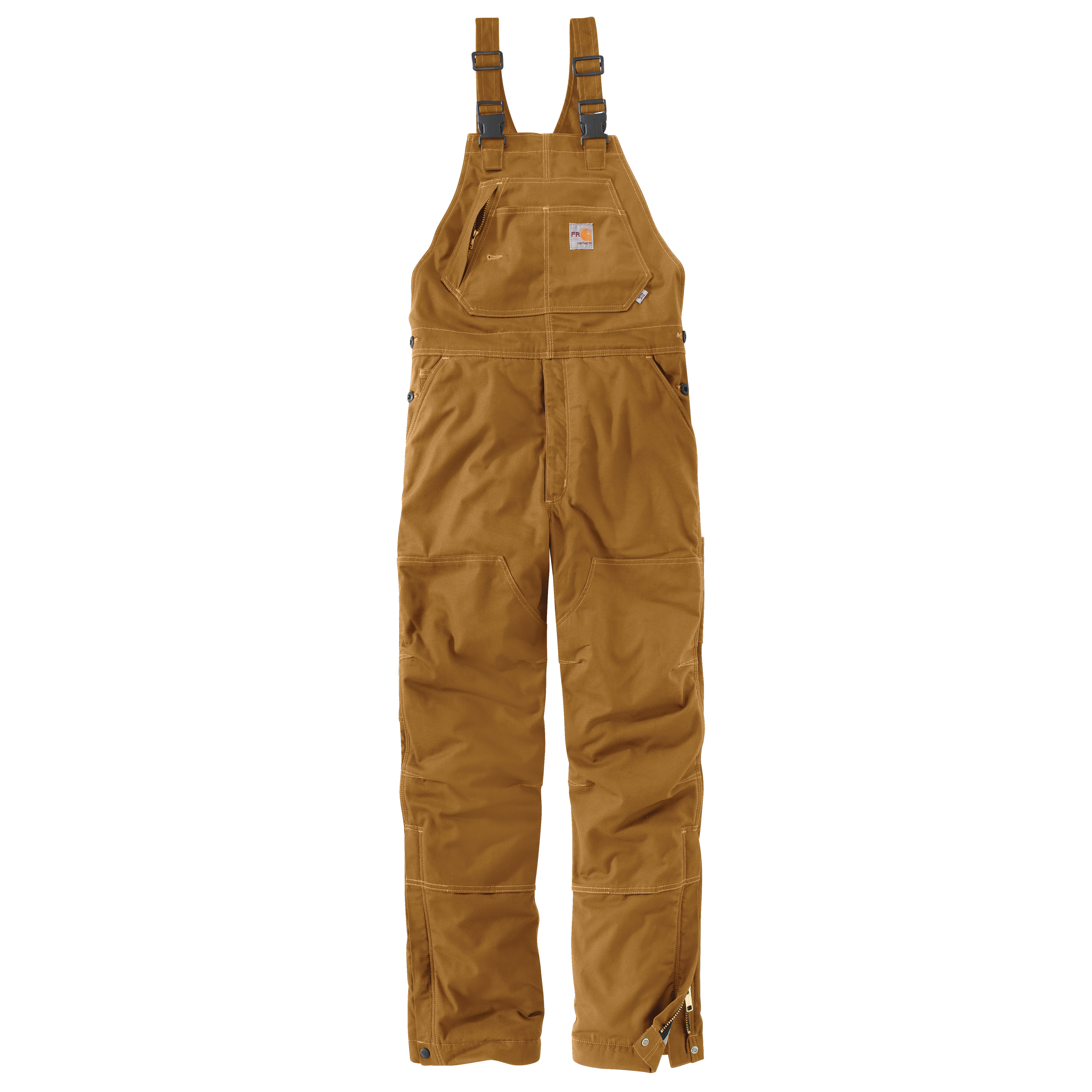 Carhartt Mens FR Loose Fit Quick Duck Insulated Bib Overall 2