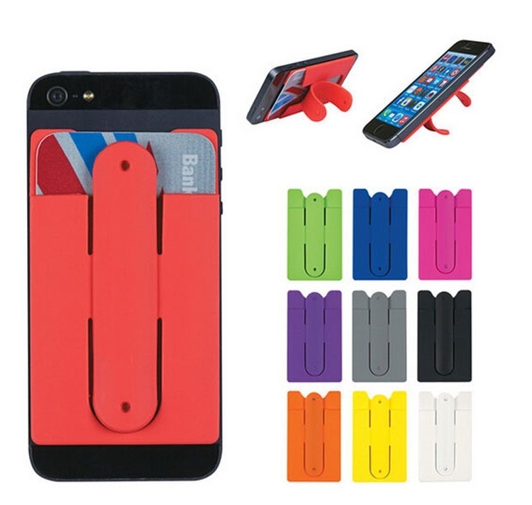 Smartphone Silicone Card Wallet Holder 2