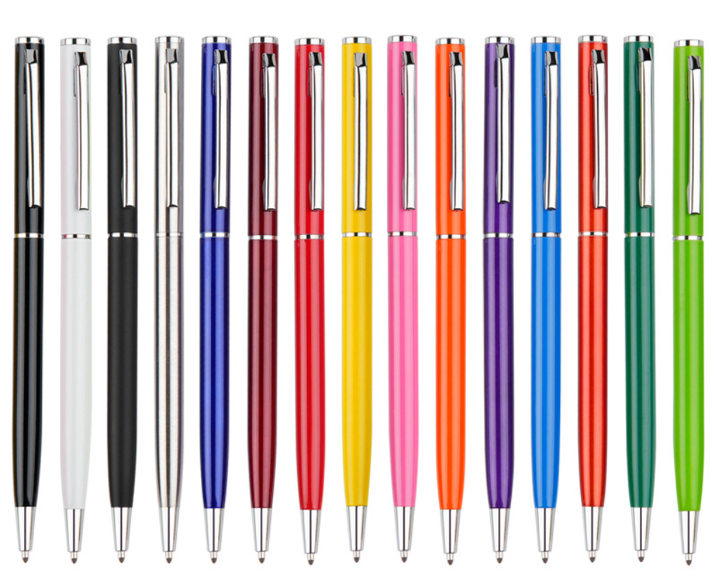 Slim Aluminum Tube Twist Ballpoint Pen 3