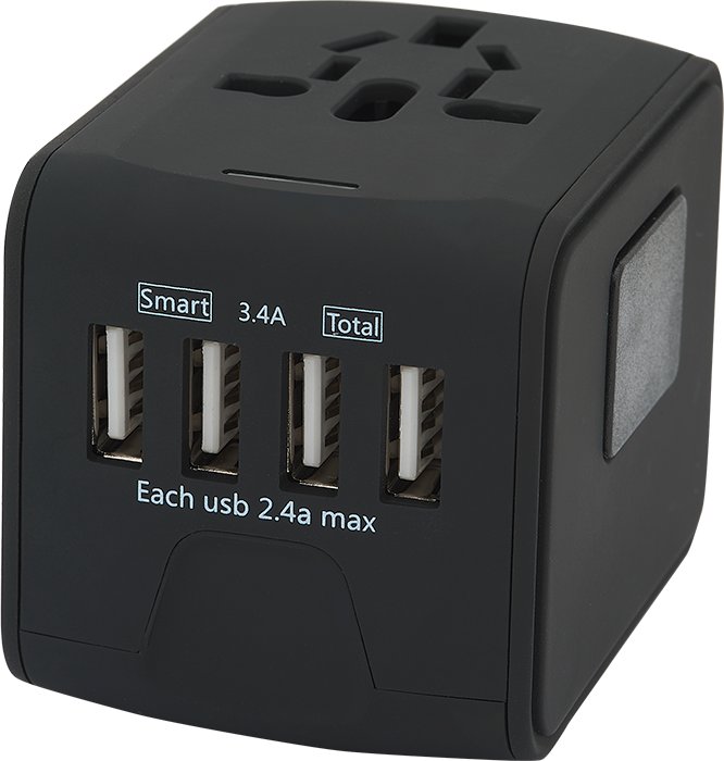 Universal Travel 4 USB Port Adapter 20