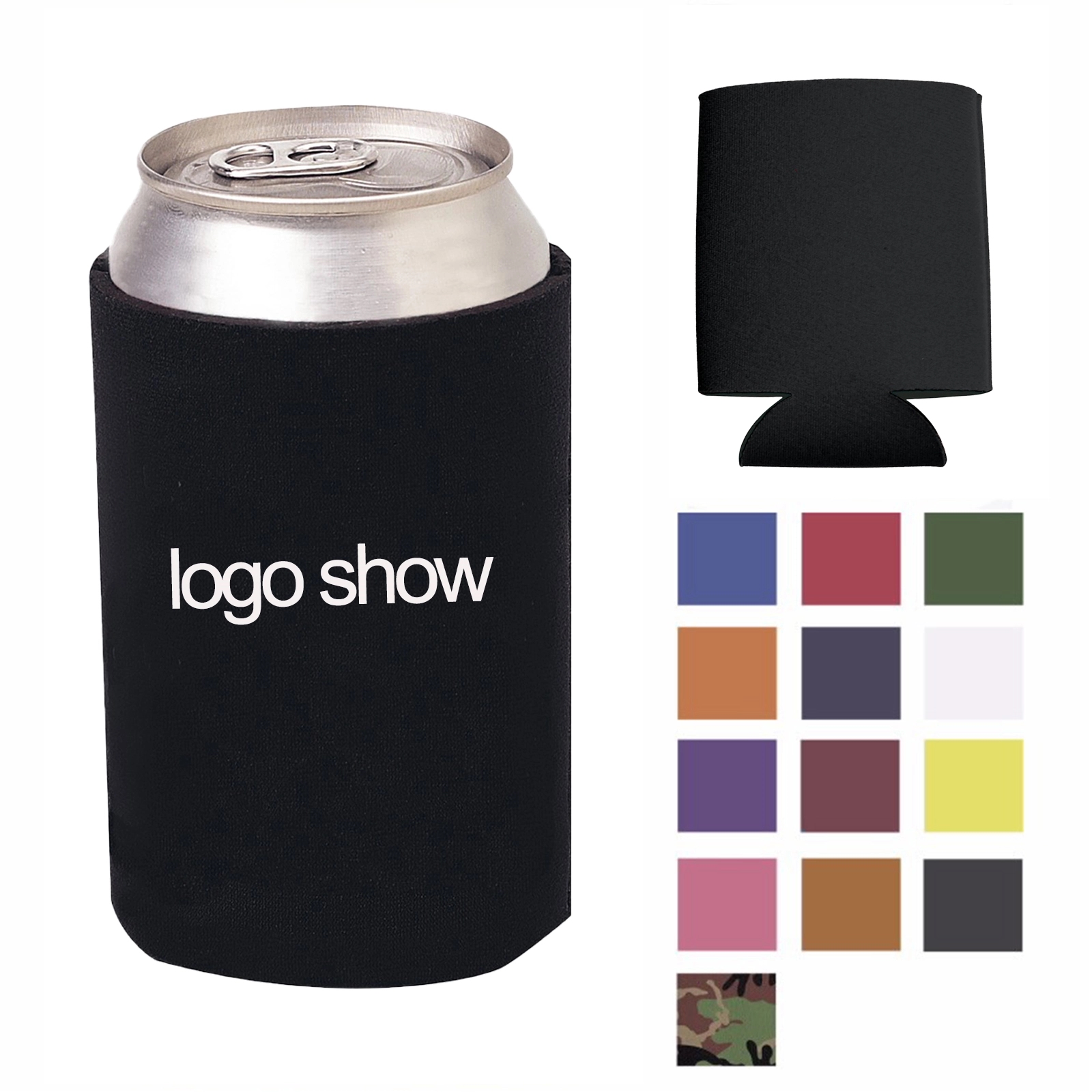 12oz Collapsible Beverage Can Cooler Sleeves 2