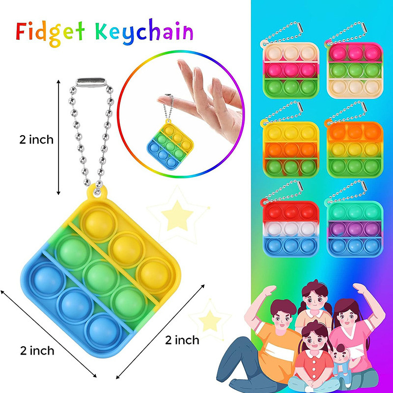 Mini Pop Fidget Keychain 7