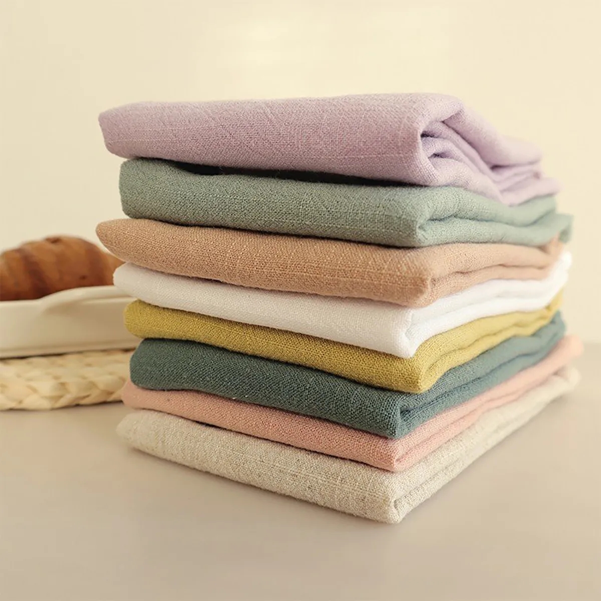 Kitchen Recycled Cotton Burlap Table Cotton Burlap Napkins 6