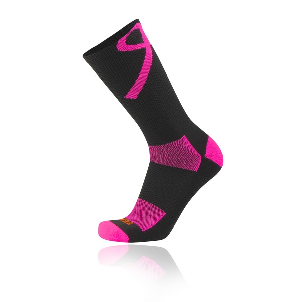 Pink Ribbon Awareness Socks Crew Length 1