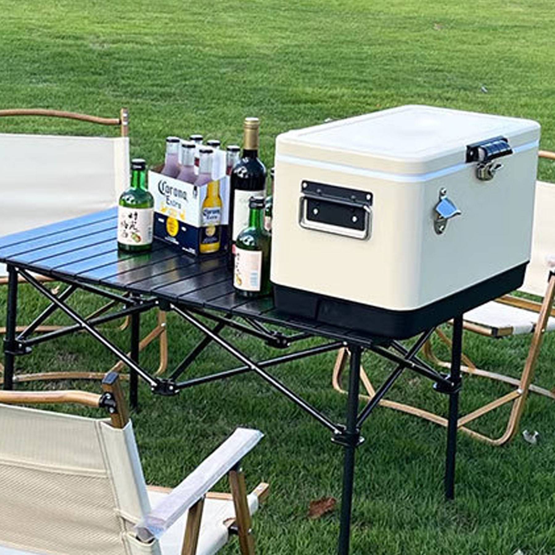 Car mounted outdoor retro iron cooler insulated case 4