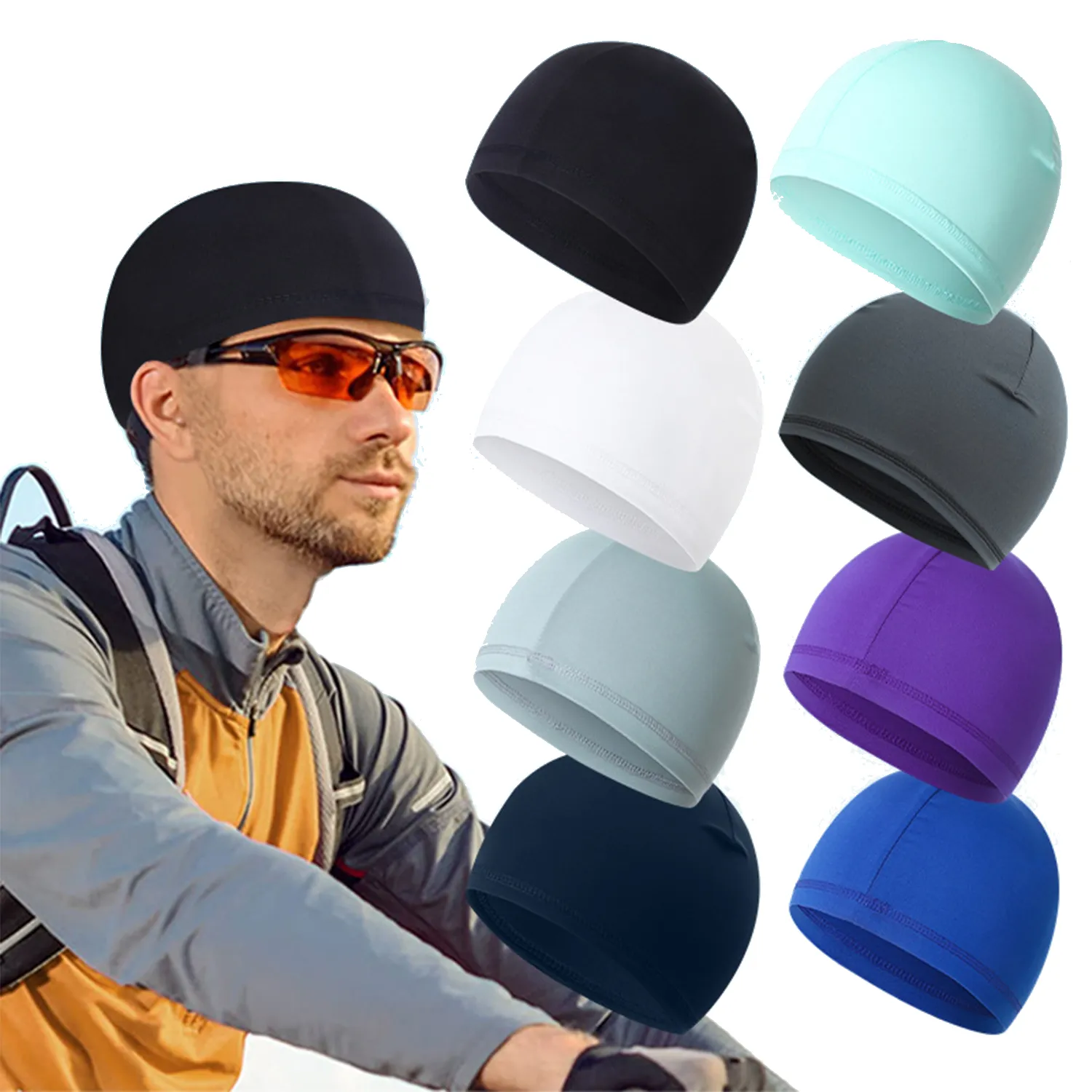 Breathable Skull Cap Helmet Liner 3