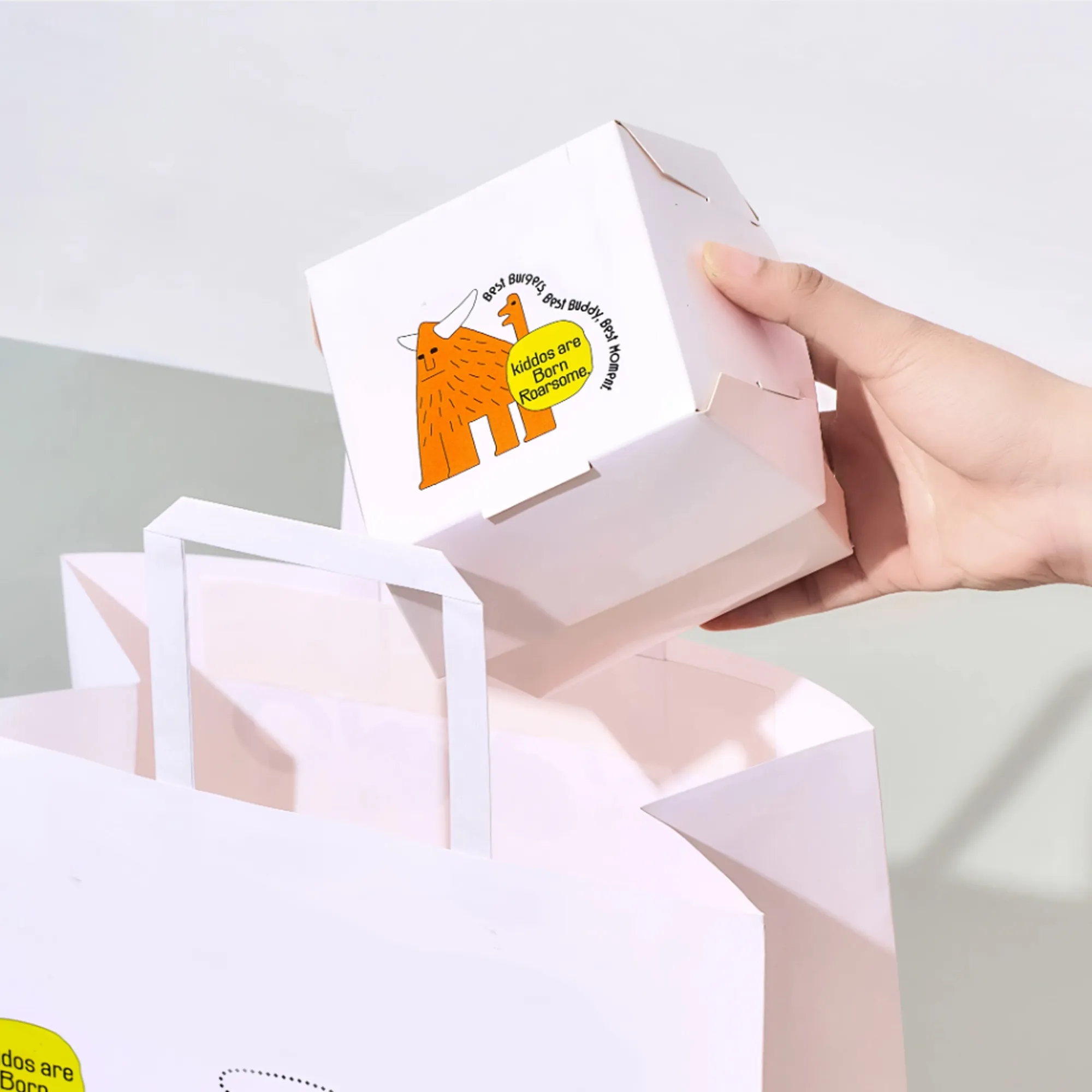 Disposable Paper Burger Box 11