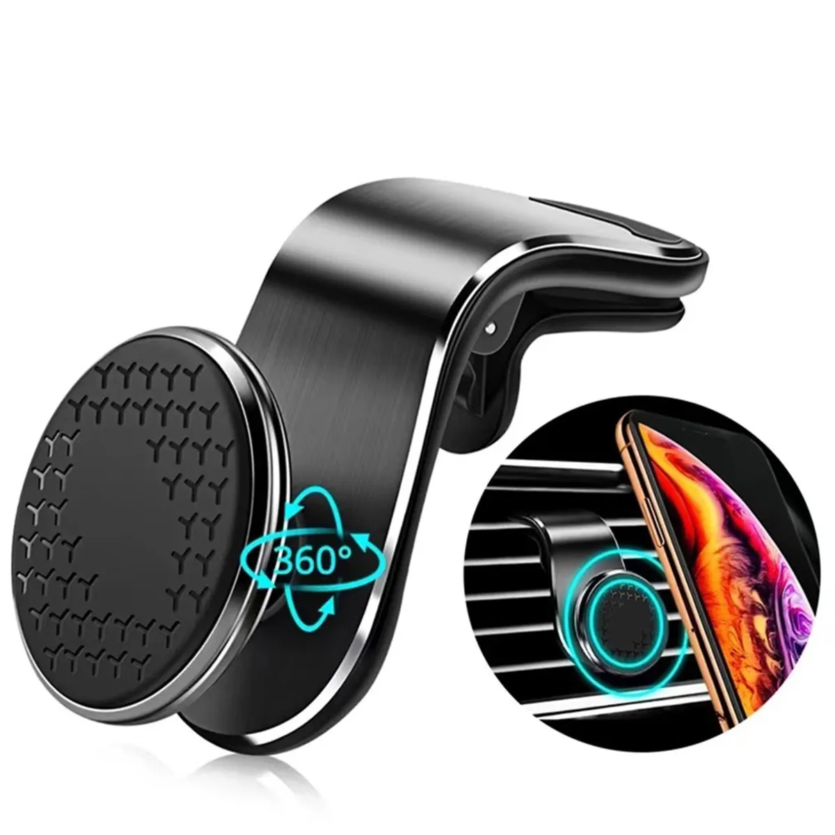 Adjustable Magnetic Car Air Vent Smartphone Stand Holder 5