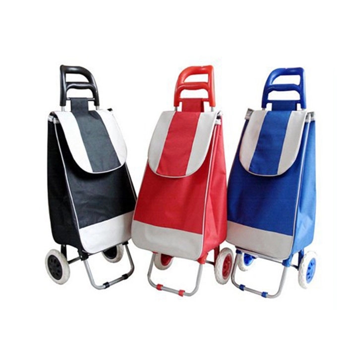 Foldable Shopping Cart Lightweight Push Trolley 2