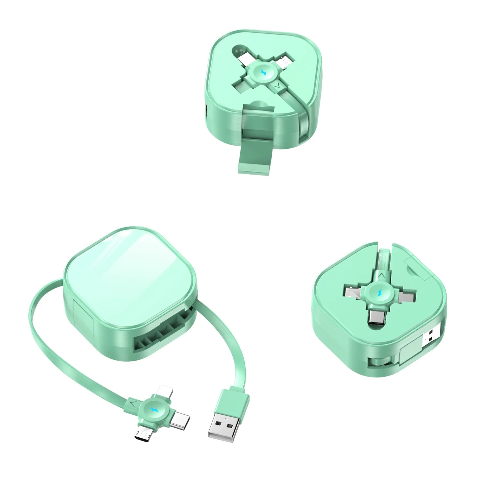 4-in-1 Retractable Fast Charging Cable 4