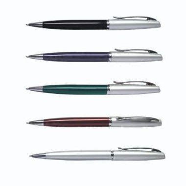 Twist Barrel Pen w/ Silver Trim 1