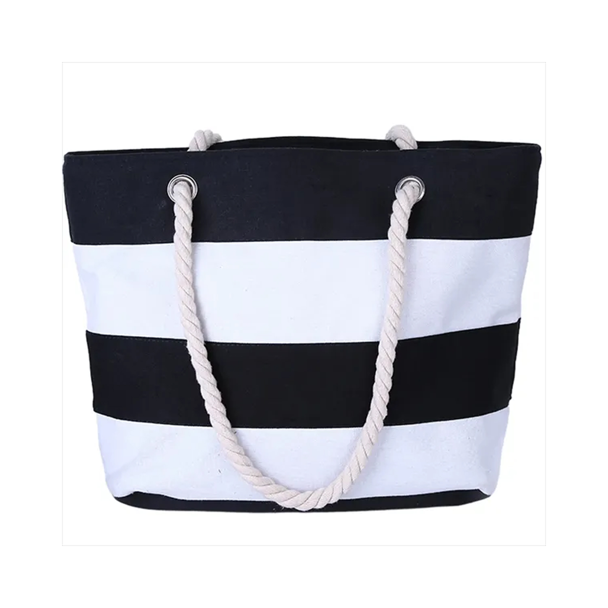 Canvas Carryall with Color Accents, custom tote bag with logo imprint 11