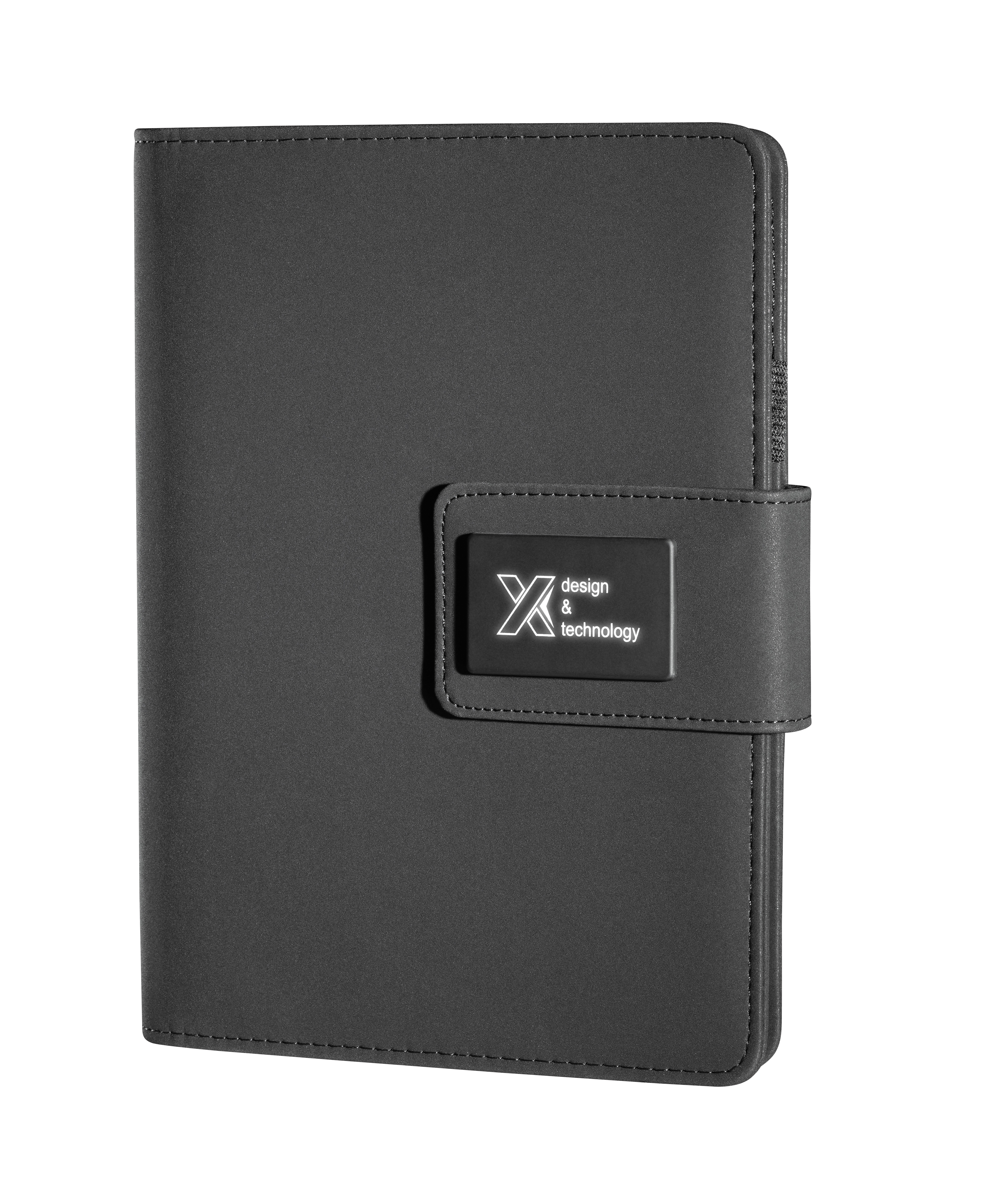 SCX Innovative Design™ Notebook A5 with Power Bank 4000 mAh 3
