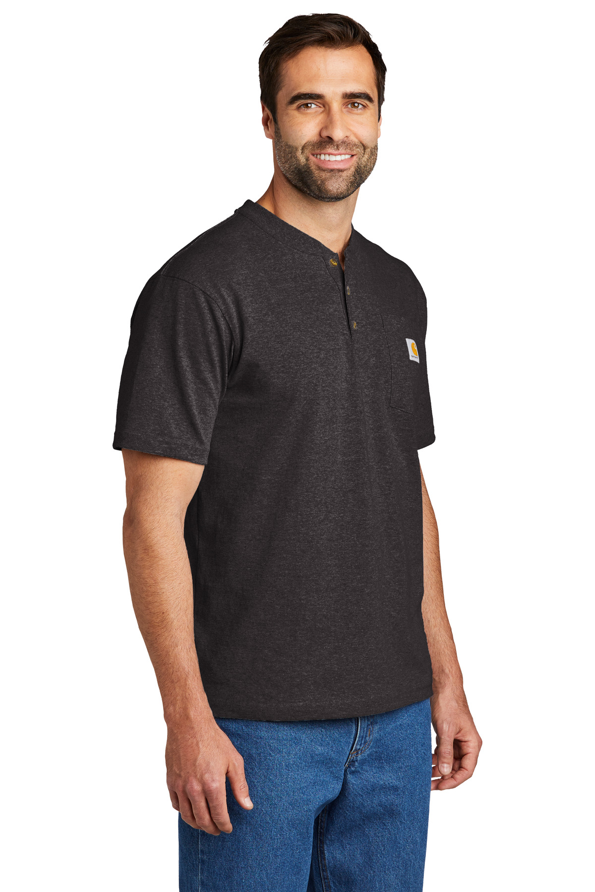 Carhartt Short Sleeve Henley T-Shirt CTK84 2