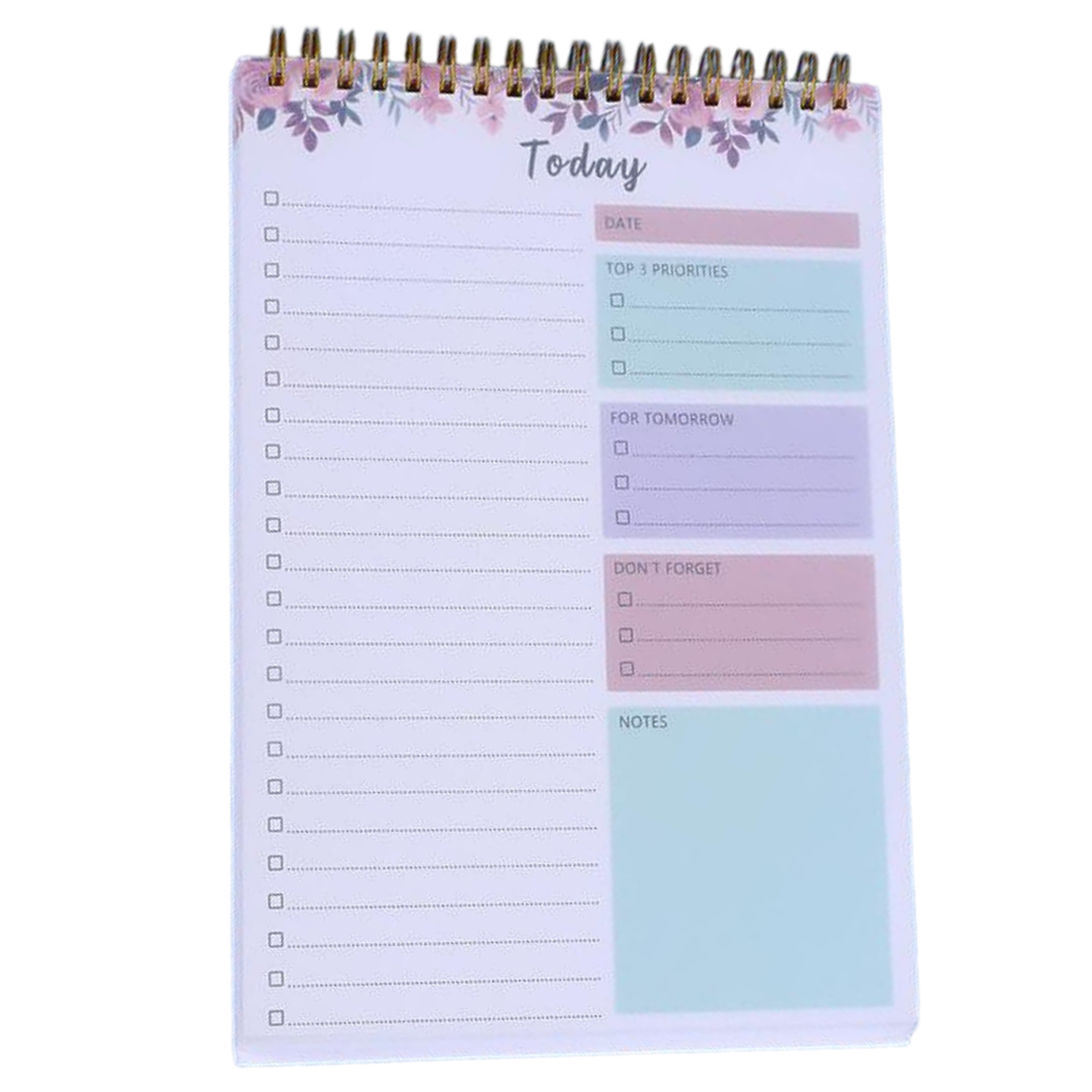 52 Sheets B5 Spiral Weekly Planner Notebook 8