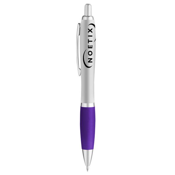 Curvaceous Matte Silver Ballpoint 36