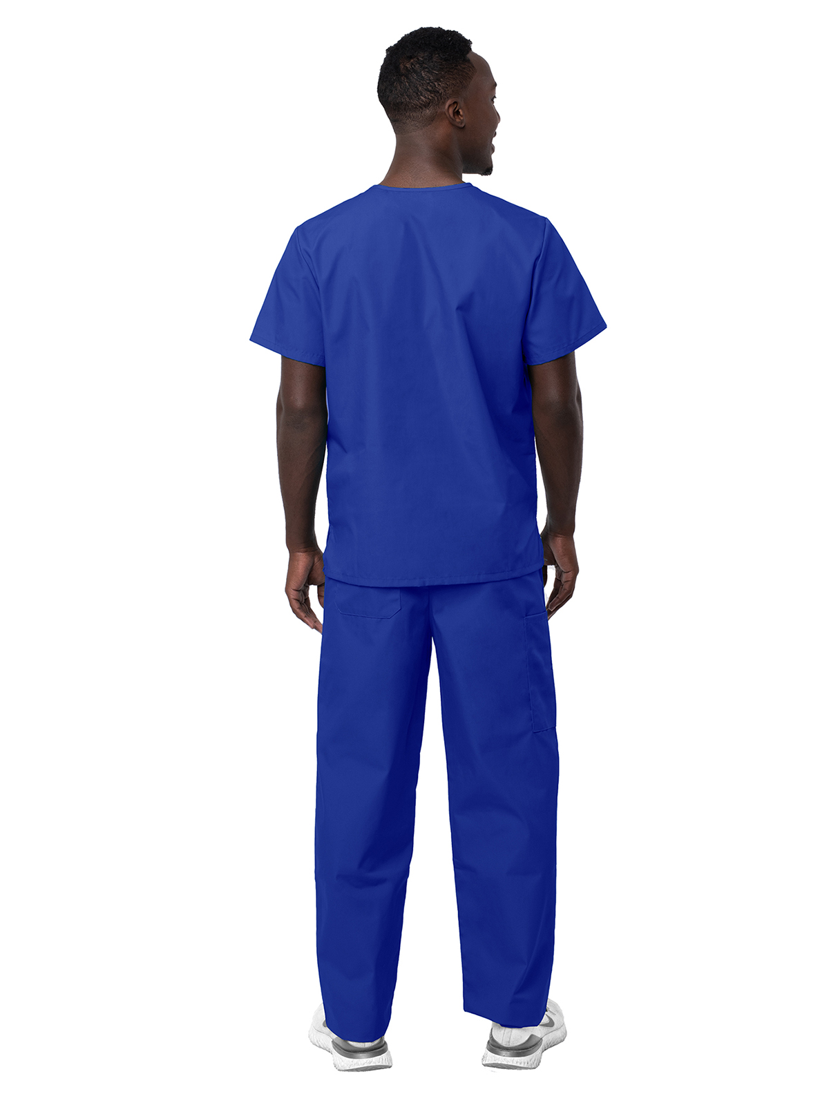 Adar - Sivvan - Unisex V-Neck Top Drawstring Pant Scrub Set 21