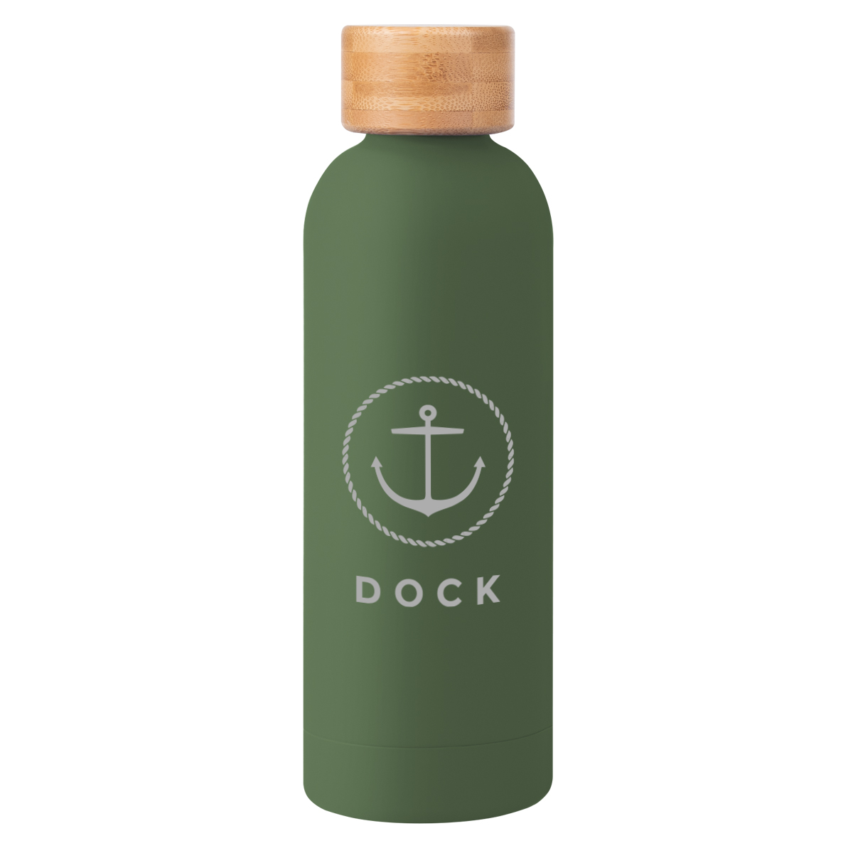 17 Oz. Blair Recycled Stainless Steel Bottle With Bamboo Lid, custom water bottle with logo imprint 4