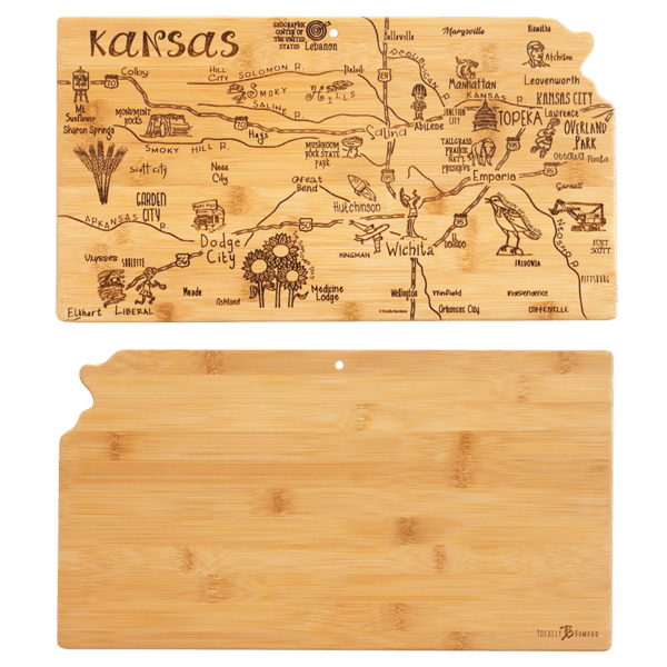 U.S. Destination Bamboo Cutting and Serving Boards 636