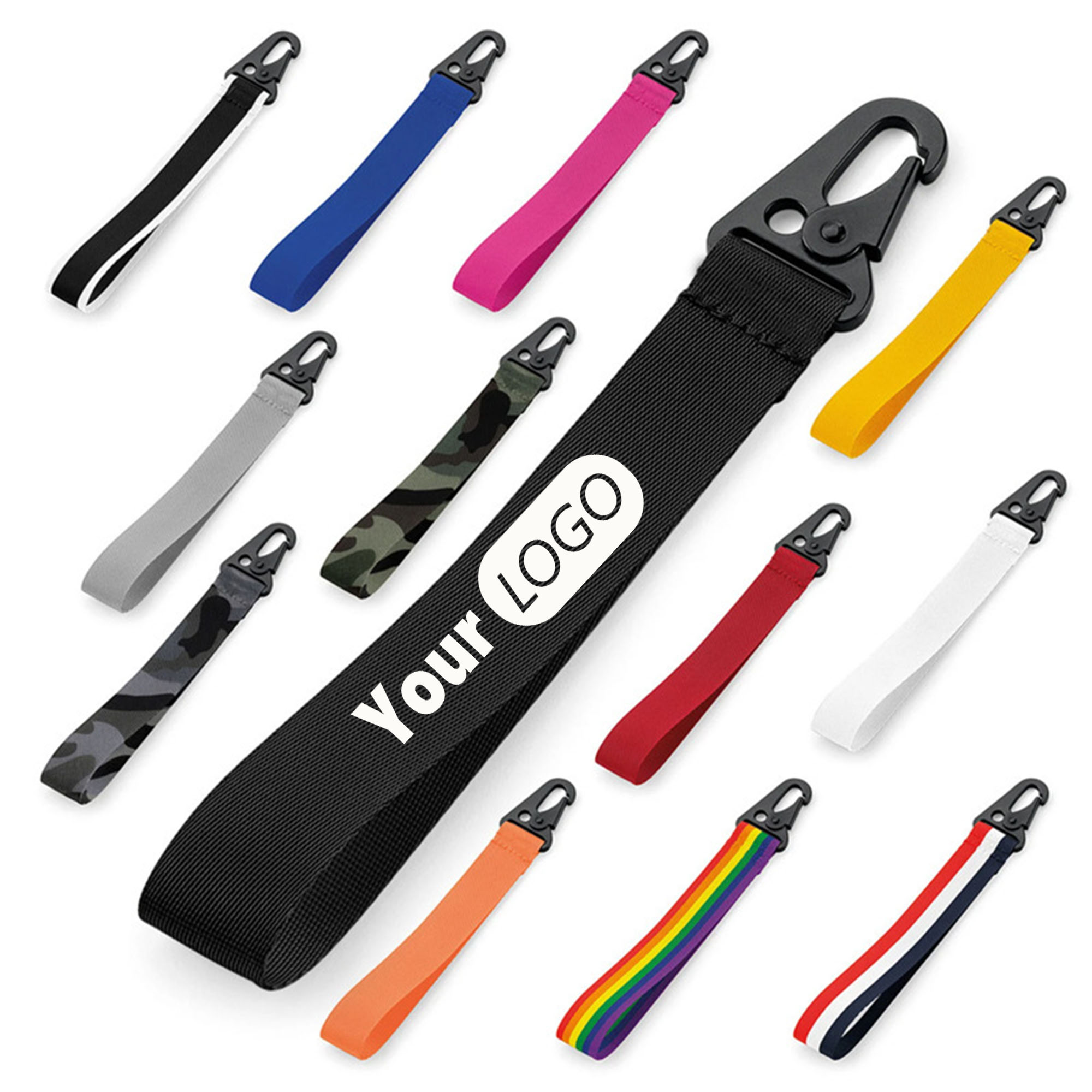 Reinforced Nylon Wrist Strap Keychain 3