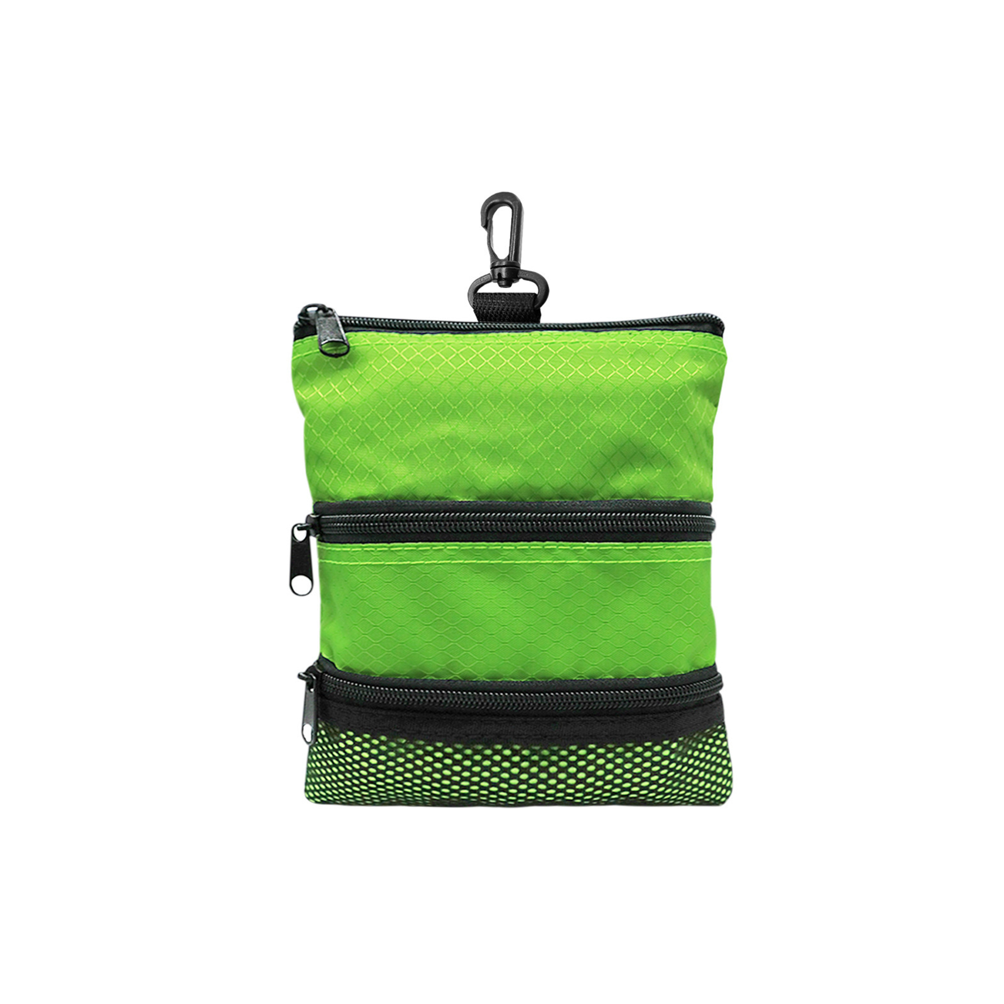 Polyester Golf Ball Carry Bag With Clip 3