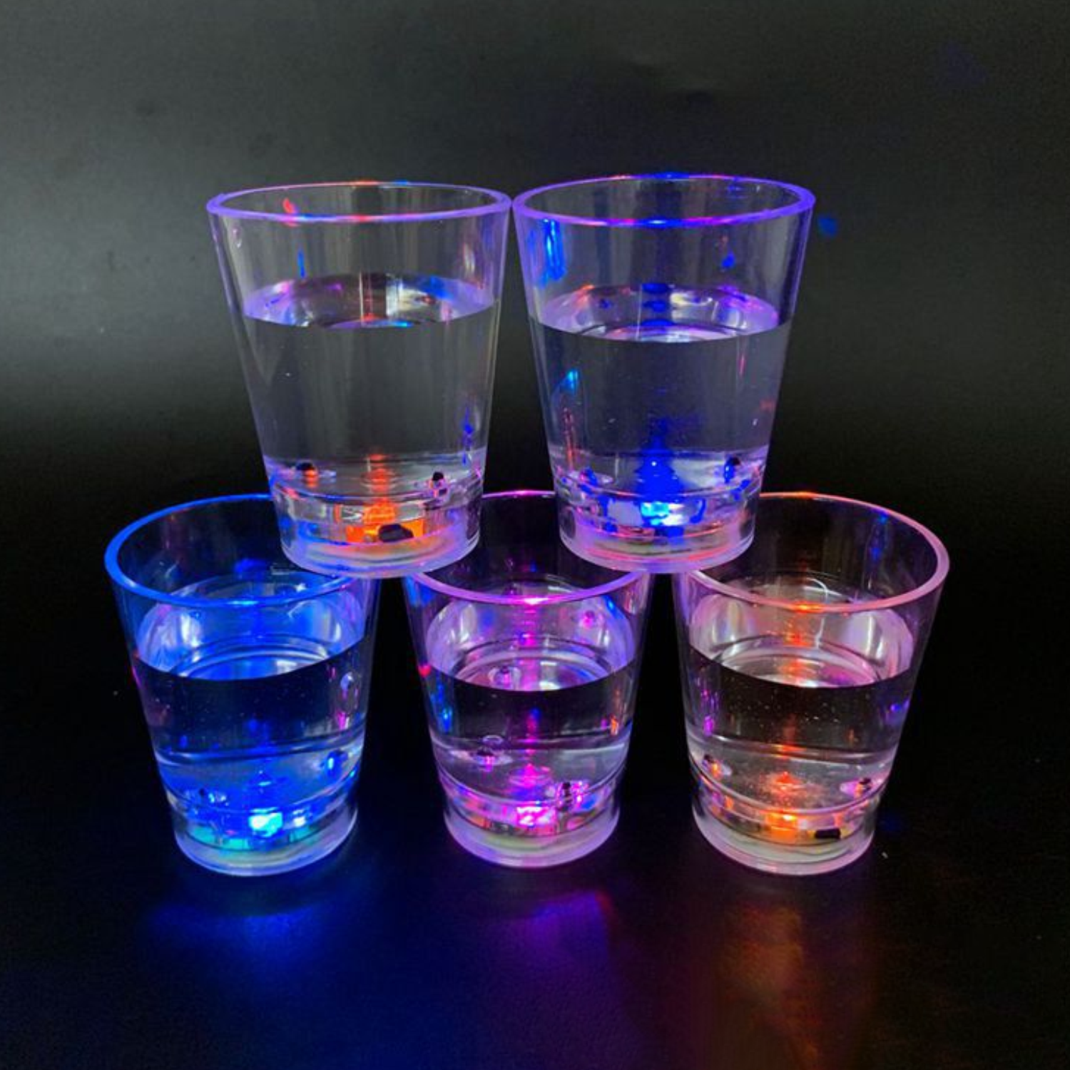 2oz Liquid Activated LED Light Up Color Changing Shot Cup 4