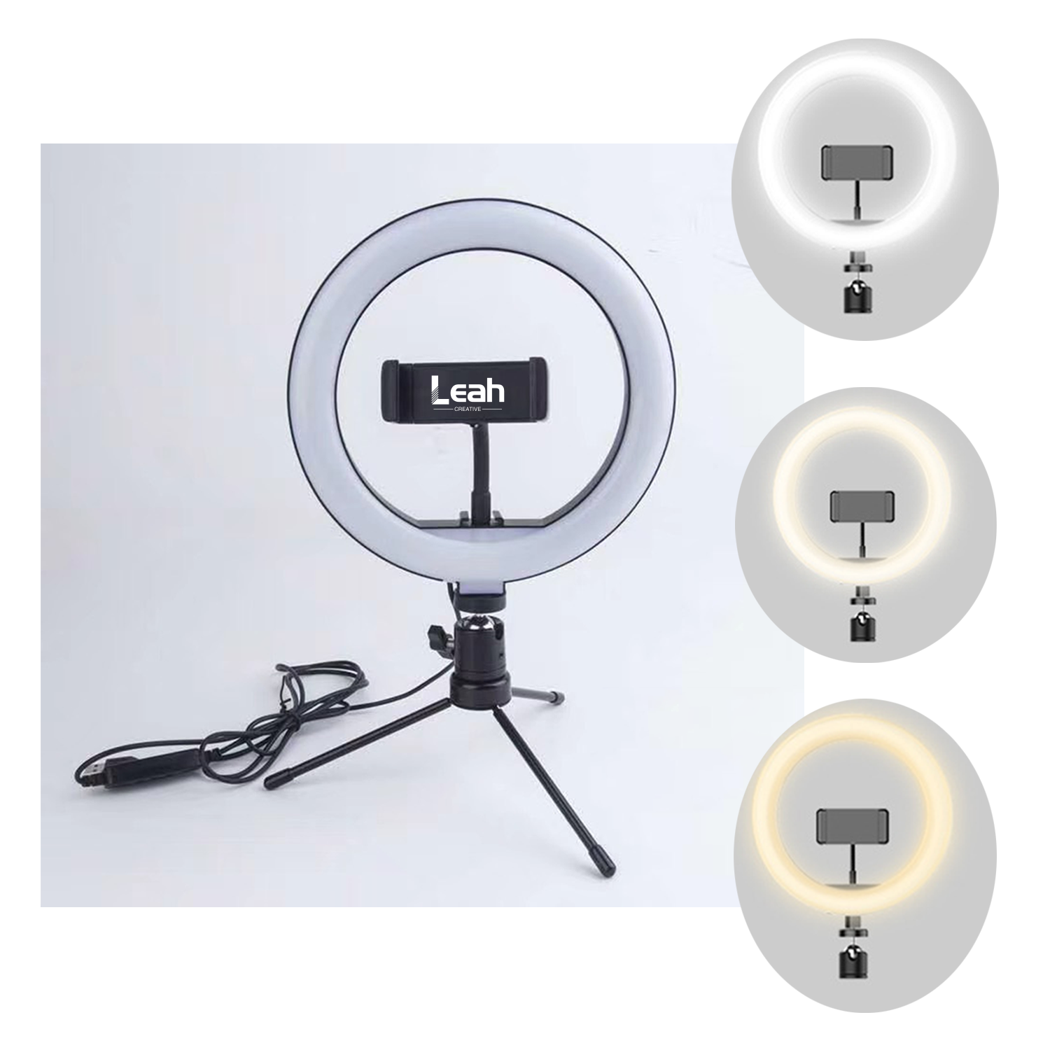 Selfie Ring Light with Tripod Stand 2