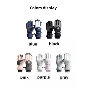 Couple Waterproof Touchscreen Ski Gloves 7